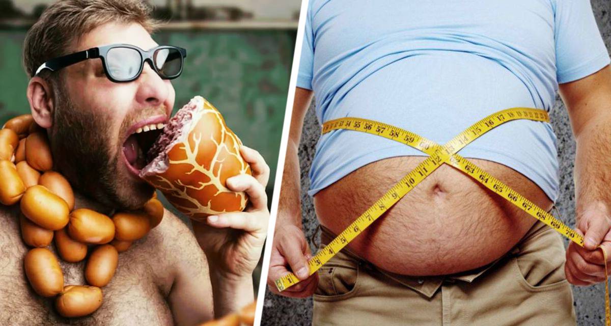 Исследование установило, когда мужчины начинают много есть
