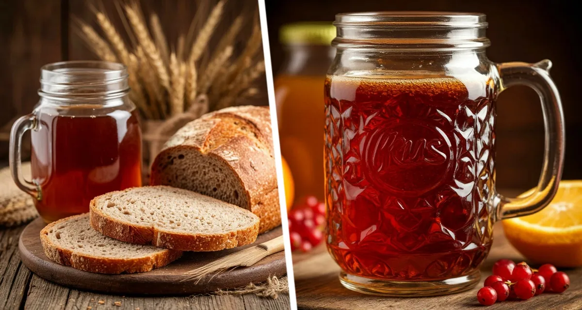Делаем квас из бородинского хлеба и пьем всей семьей: вкусно и полезно