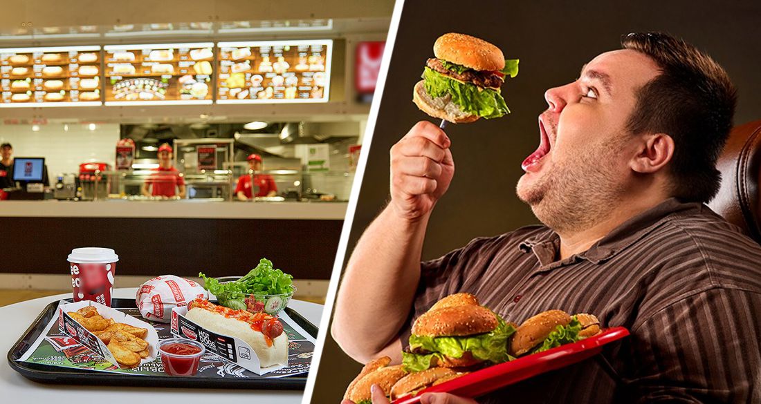 Установлено, что частое посещение ресторанов быстрого питания ведет к смерти от рака и болезней сердца