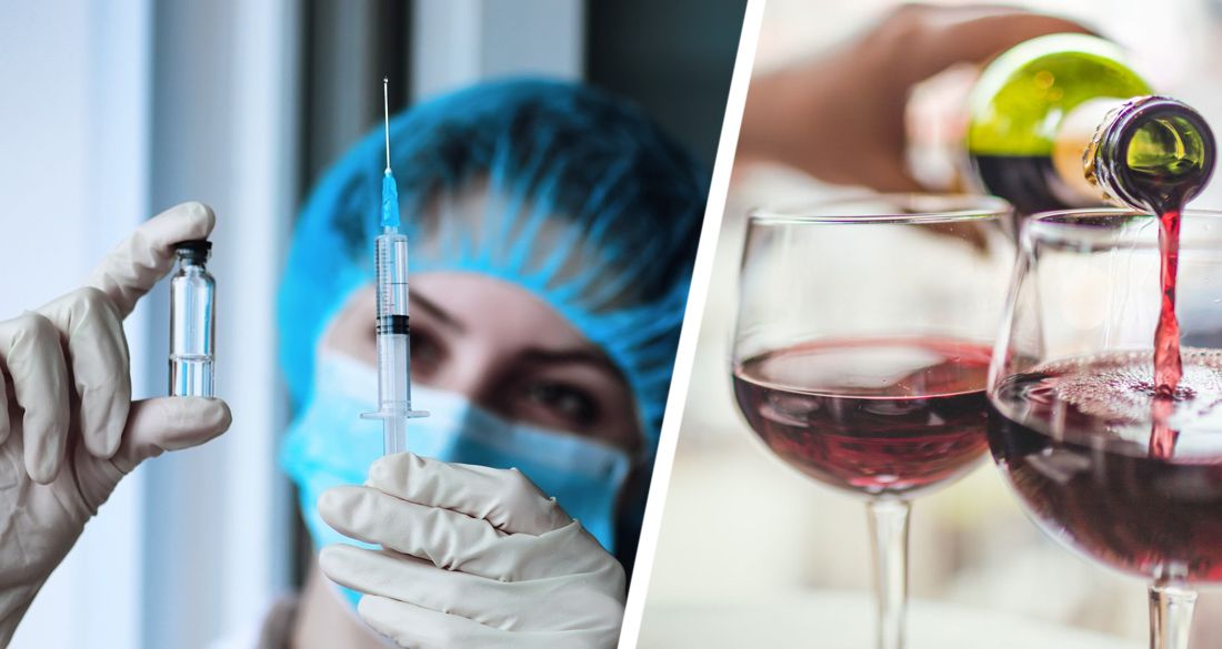 Ученые дали ответ, можно ли употреблять алкоголь во время прививки против COVID-19